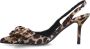 Sacha Dames Leopard slingback pumps met strik - Thumbnail 3