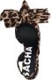 Sacha Dames Leopard slingback pumps met strik - Thumbnail 4