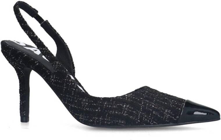 Sacha slingback pumps zwart