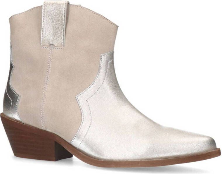 Sacha suède cowboylaarzen beige