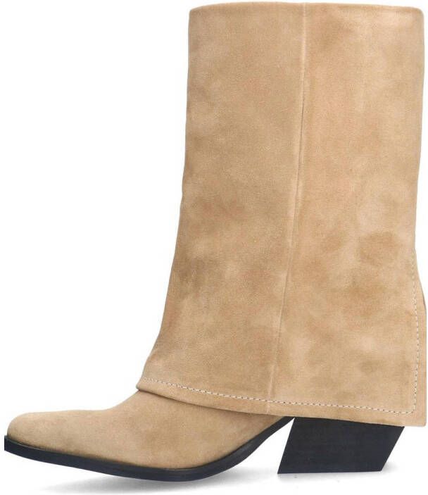 Sacha suède cowboylaarzen beige