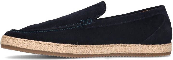 Sacha suède loafers donkerblauw