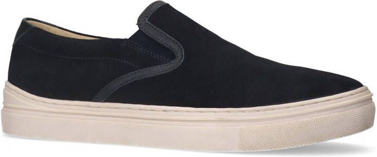 Sacha suède slip-on donkerblauw