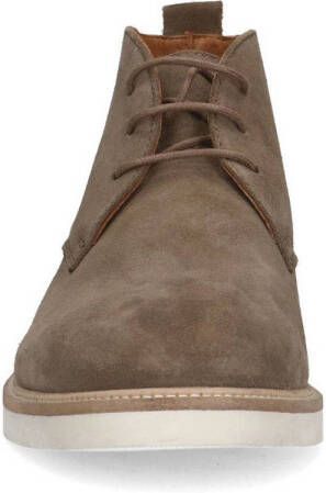 Sacha suède veterboots taupe