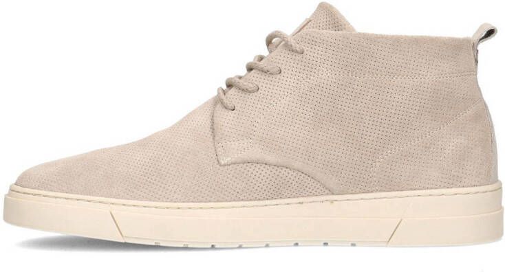 Sacha suède veterschoenen beige