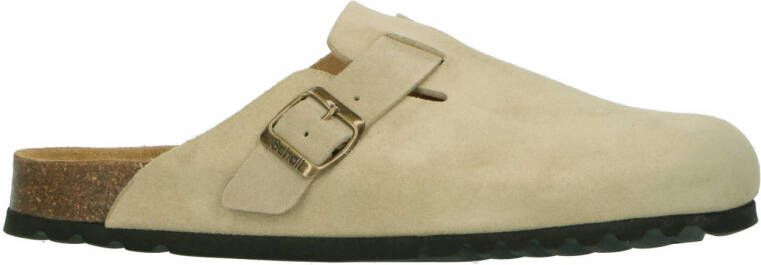 Scholl Fae suède clogs beige