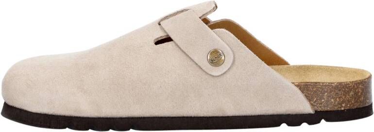 Scholl Olivier suède clogs beige