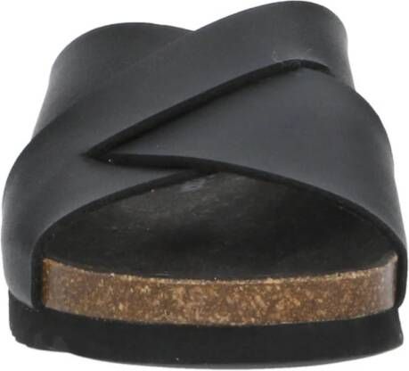 Scholl slippers zwart