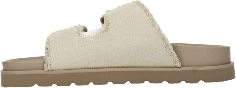 Scotch & Soda denim slippers beige