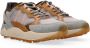 Scotch & Soda Mount W chunky suède sneakers grijs cognac - Thumbnail 3