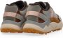 Scotch & Soda Mount W chunky suède sneakers grijs cognac - Thumbnail 4