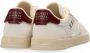 Scotch & Soda Nixie leren sneakers wit bordeaux - Thumbnail 2