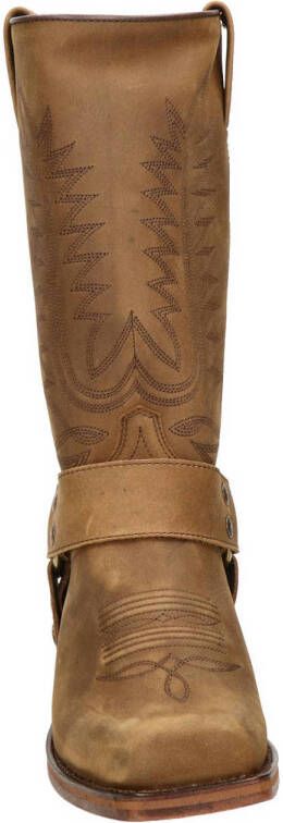 Sendra 17352 Pete Flex nubuck cowboylaarzen bruin