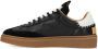 Shabbies Amsterdam Bossa Nuovo leren sneakers zwart wit - Thumbnail 4