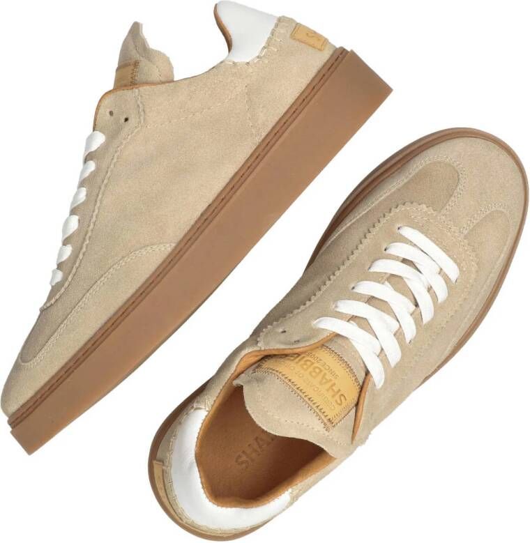 Shabbies Amsterdam Bossa Nuovo suède sneakers beige