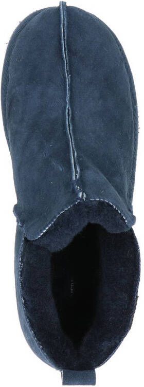 Shepherd suède pantoffels blauw