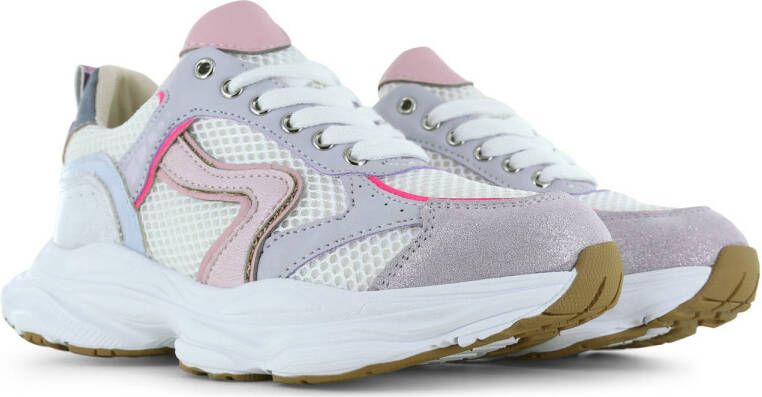 Shoesme chunky sneakers wit pastel