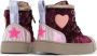 Shoesme fluwelen sneakers bordeauxrood - Thumbnail 3