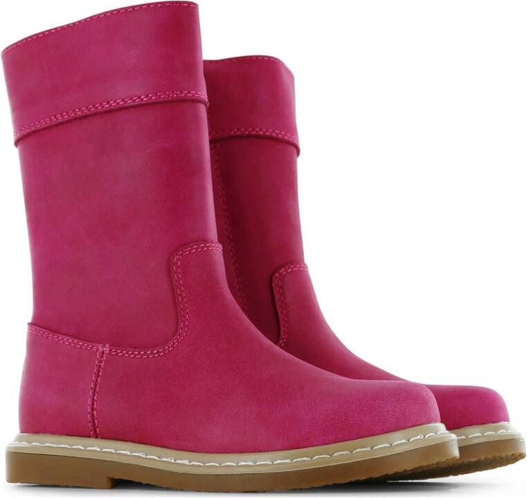 Shoesme leren laarzen fuchsia