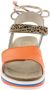 Shoesme leren sandalen bruin oranje Meisjes Leer Dierenprint 26 - Thumbnail 6