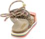 Shoesme leren sandalen bruin oranje Meisjes Leer Dierenprint 26 - Thumbnail 7