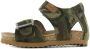 Shoesme leren sandalen met camouflage print groen Leer Camouflage 28 - Thumbnail 3