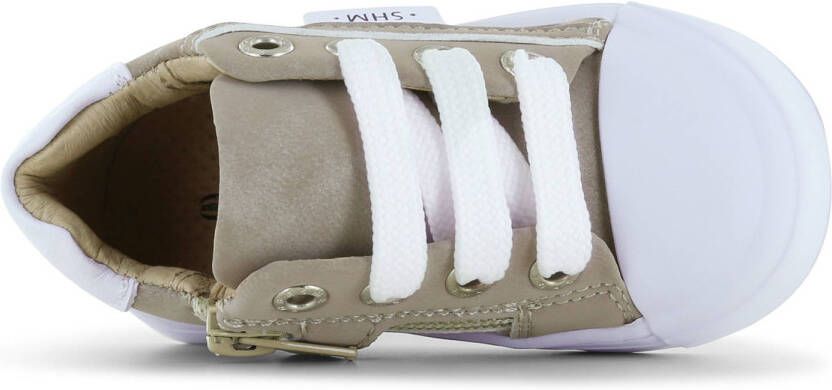 Shoesme leren sneakers beige