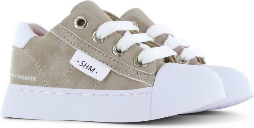 Shoesme leren sneakers beige