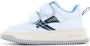 Shoesme leren sneakers wit blauw - Thumbnail 2