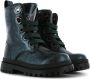 Shoesme leren veterboots donkergroen Meisjes Leer Effen 23 - Thumbnail 5