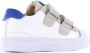 Shoesme witte klittenband sneaker met rode striping - Thumbnail 6