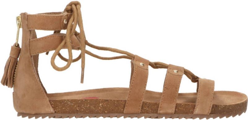 Shoesme suède sandalen cognac