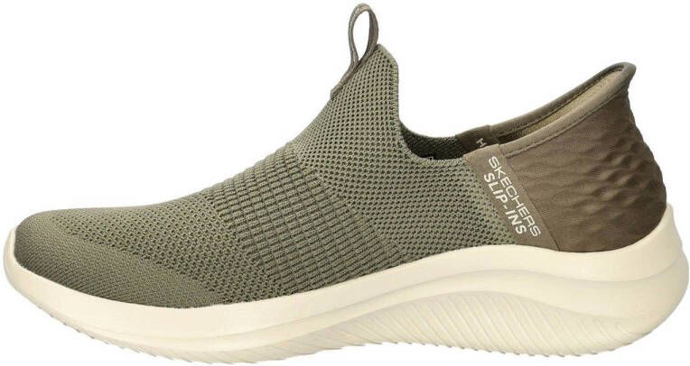 Skechers slip-on sneakers groen