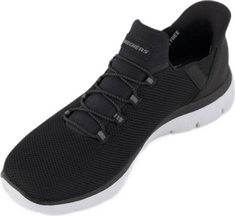 Skechers slip-on sneakers zwart