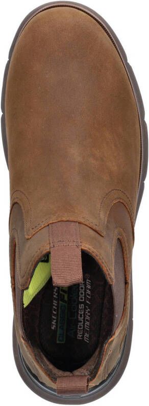 Skechers Augustino Paulo nubuck chelsea boots bruin