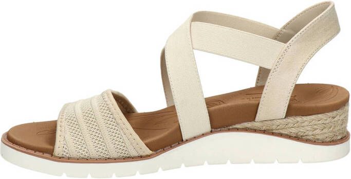 Skechers Bobs Beach Kiss ArchFit sandalen beige