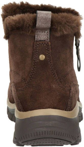 Skechers Easy Going suède enkelboots bruin