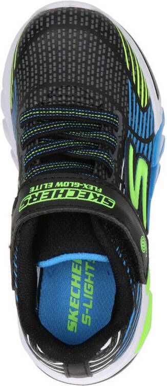 Skechers Flex Glow Elite sneakers met lichtjes blauw multi