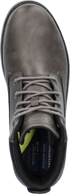 Skechers Garlan veterboots antraciet