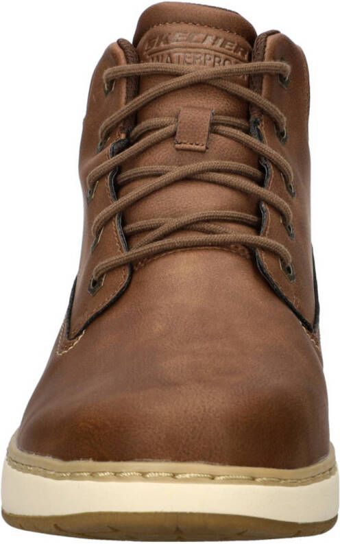 Skechers Garlan veterboots bruin