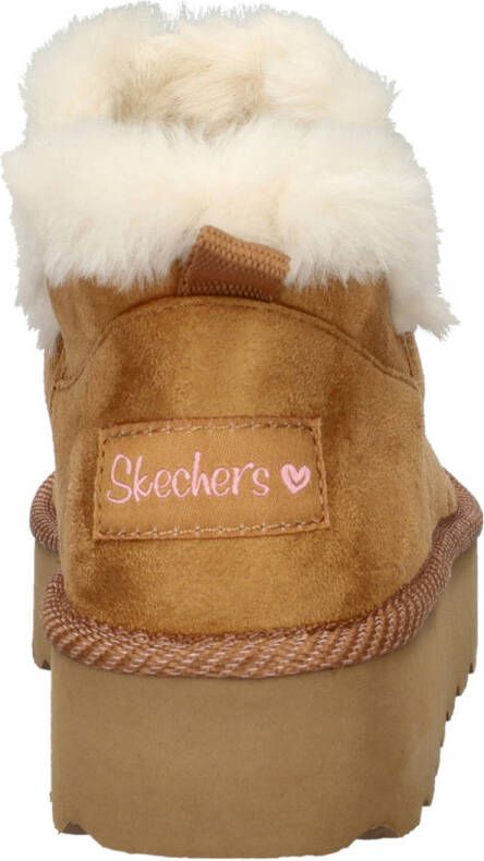 Skechers GlamSlam Hi enkelboots cognac