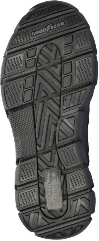 Skechers Hands Free Slip-Ins Respected leren instappers zwart