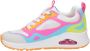 Skechers Los Angeles sneakers roze multi Meisjes Imitatieleer Meerkleurig 33 - Thumbnail 3