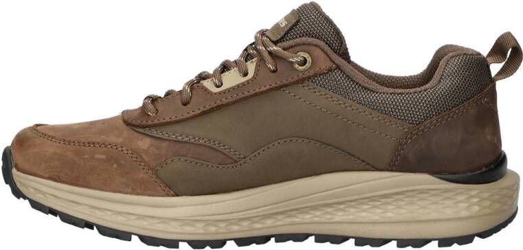 Skechers nubuck sneakers bruin