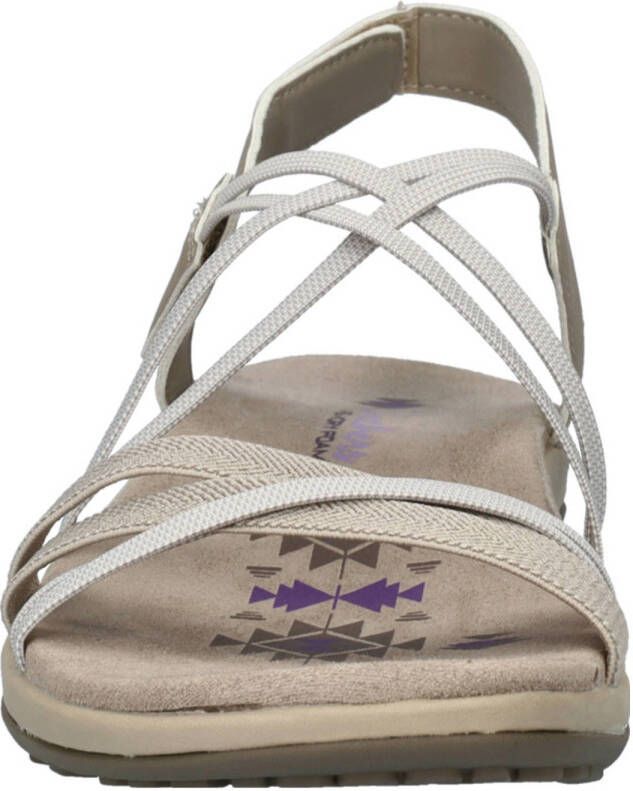 Skechers Reggae Slim sandalen taupe