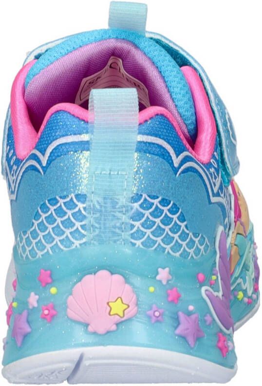 Skechers S Lights Mermaid Dreams sneakers met lichtjes blauw