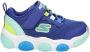 Skechers S-Lights Mighty Glow sneakers met lichtjes blauw - Thumbnail 4