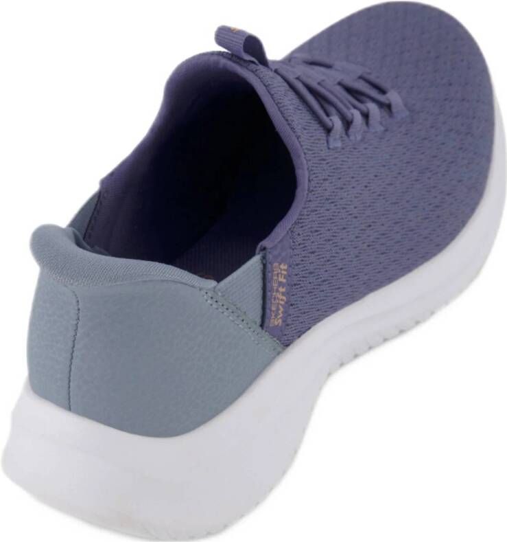 Skechers slip-on sneakers blauw