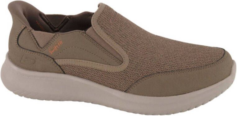 Skechers slip-on sneakers taupe