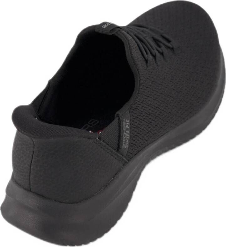 Skechers slip-on sneakers zwart